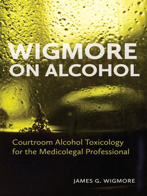 cover image of Wigmore on Alcohol
